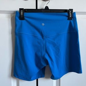 Lululemon align poolside blue 6 inch shorts